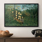 Fight Between a Tiger and a Buffalo, 1908 - Floater Framed Canvas Print