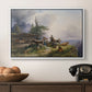 An Alpine Farm on the Untersberg, 1835 - Floater Framed Canvas Print