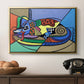 A Dog Named Picasso - Floater Framed Canvas Print