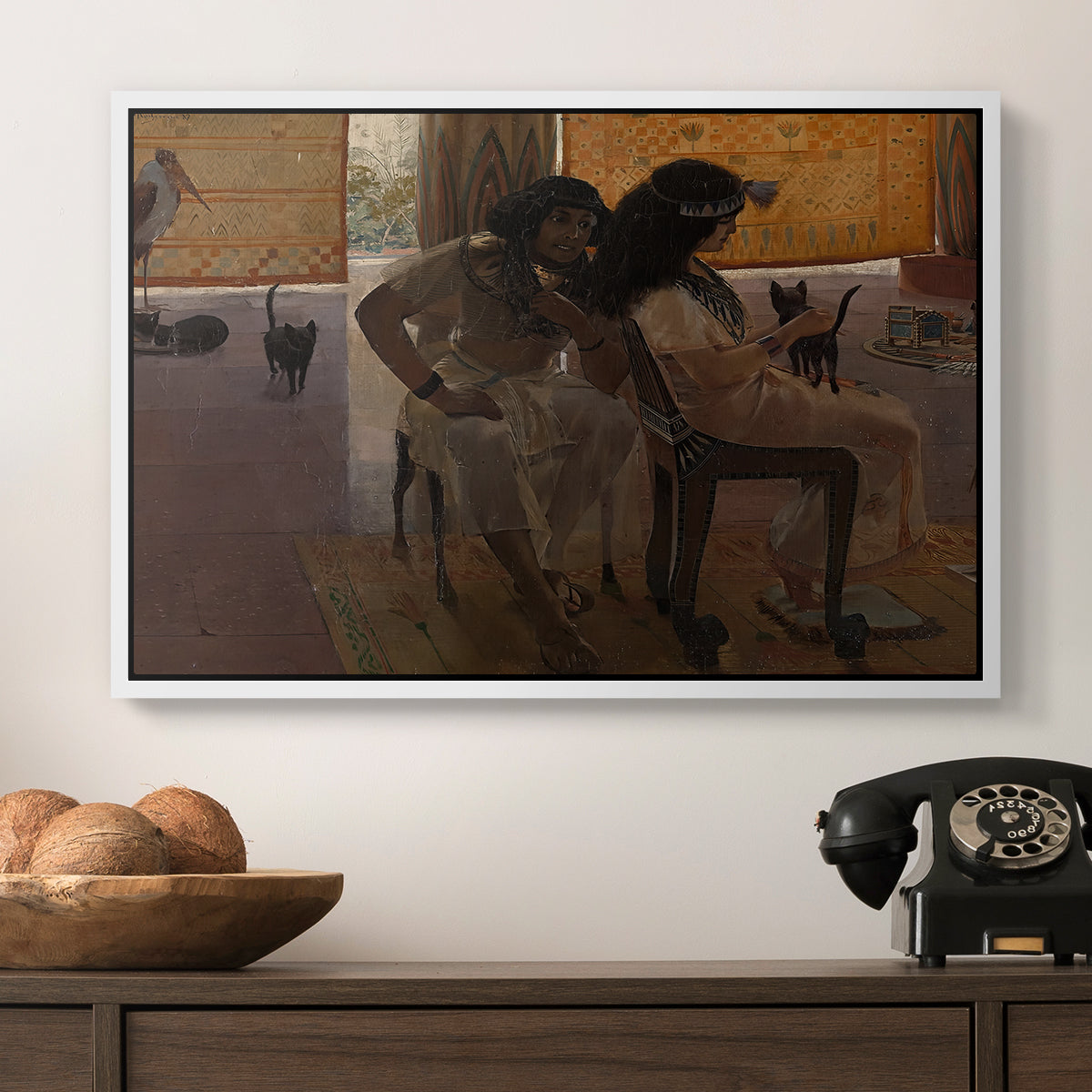 The Age of the Pharaohs, 1914 - Floater Framed Canvas Print