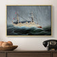 A Ship in the Storm, c. 1899 - Floater Framed Canvas Print