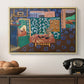 Interior with Aubergines, 1911 - Floater Framed Canvas Print