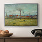 Factories at Clichy, 1887 - Floater Framed Canvas Print