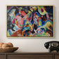 Improvisation. Deluge, 1913 - Floater Framed Canvas Print