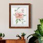 Peony Contour - Barnwood Framed Art Print