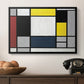 Composition with Yellow, Red, Black, Blue, and Gray, 1920 - Floater Framed Canvas Print