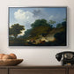 Landscape with Shepherds and Flock of Sheep, c. 1763-1765 - Floater Framed Canvas Print