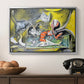 Still Life with Cat and Lobster, 1962 - Floater Framed Canvas Print