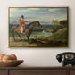 John Levett Hunting at Wychnor, Staffordshire, 1818 - Floater Framed Canvas Print