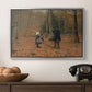 The Woodman and his Children, 1886 - Floater Framed Canvas Print