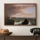 Views Across Frenchman's Bay from Mt. Desert Island, After a Squall, 1845 - Floater Framed Canvas Print