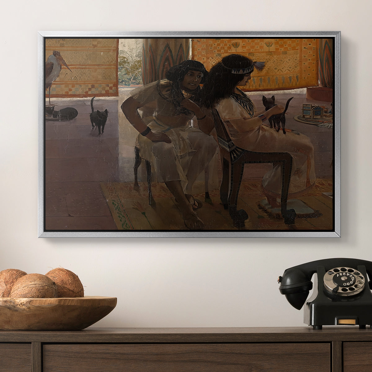 The Age of the Pharaohs, 1914 - Floater Framed Canvas Print