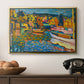 Study for Autumn Landscape with Boats, 1908 - Floater Framed Canvas Print