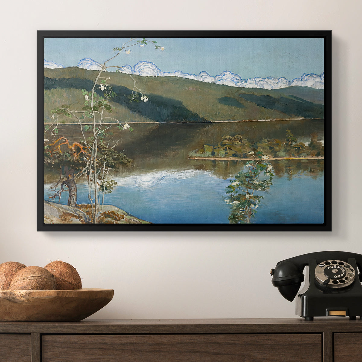 Thunderclouds on the Horizon, 1897 - Floater Framed Canvas Print