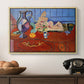 Still Life with a Pewter Jug and Pink Statuette, 1910 - Floater Framed Canvas Print