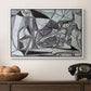 Goat's Skull, Bottle and Candle, 1952 - Floater Framed Canvas Print
