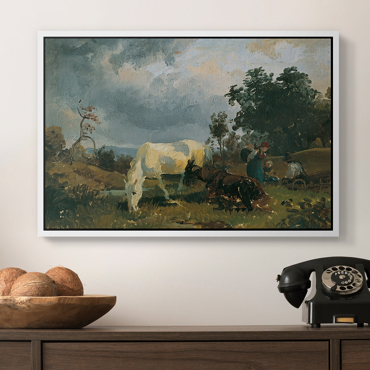 A Mold on the Heath, c. 1830 - Floater Framed Canvas Print