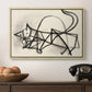Study of a Cat (Étude de chat), 1946 - Floater Framed Canvas Print