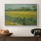 Field with Irises near Arles, 1888 - Floater Framed Canvas Print
