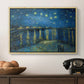 Starry Night Over the Rhône, 1888 - Floater Framed Canvas Print