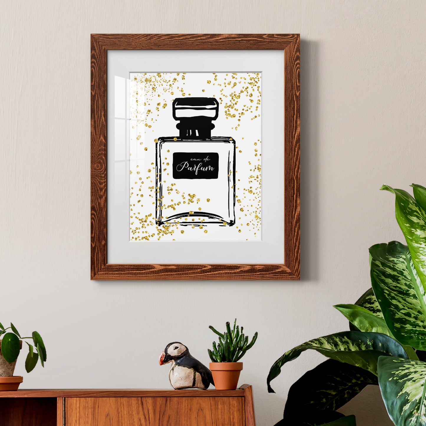 Glitter Perfume II - Premium Framed Print - Distressed Barnwood Frame - Ready to Hang