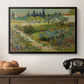Garden at Arles, 1888 - Floater Framed Canvas Print