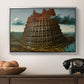 The Tower of Babel, c. 1568 - Floater Framed Canvas Print