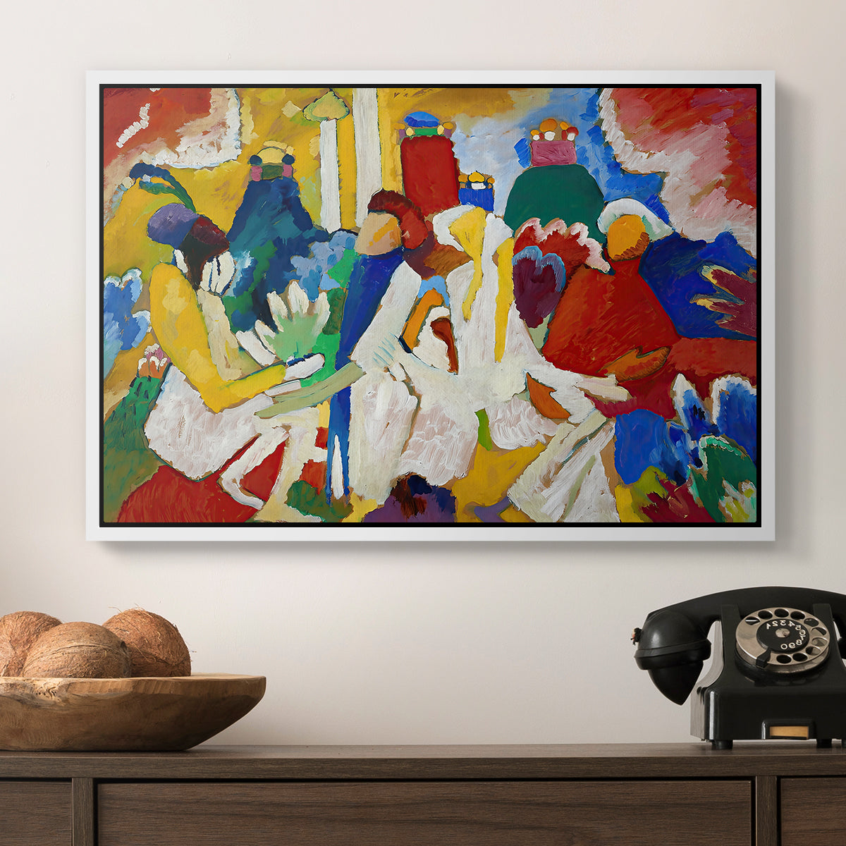 Oriental, 1909 - Floater Framed Canvas Print