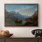 Bridal Procession on the Hardangerfjord, 1848 - Floater Framed Canvas Print