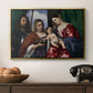 Madonna and Child with Saints Dorothy and George, c. 1516 - Floater Framed Canvas Print