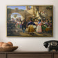 Romans Gathered for Merriment at an Osteria, 1839 - Floater Framed Canvas Print