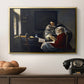 Girl Interrupted at Her Music, c. 1658-1659 - Floater Framed Canvas Print