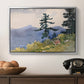 North Woods Club, Adirondacks, 1892 - Floater Framed Canvas Print