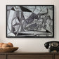 Goat's Skull, Bottle and Candle, 1952 - Floater Framed Canvas Print