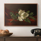 Magnolia on Red Velvet, c. 1885-1890 - Floater Framed Canvas Print