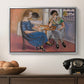 Domino Players, 1921 - Floater Framed Canvas Print