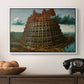 The Tower of Babel, c. 1568 - Floater Framed Canvas Print
