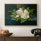 Giant Magnolias on a Blue Velvet Cloth, c. 1890 - Floater Framed Canvas Print