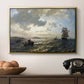 Fresh Breeze on the Norwegian Coast, 1876 - Floater Framed Canvas Print