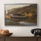Landingsbrygge Husvik, Drøbak, 1875 - Floater Framed Canvas Print