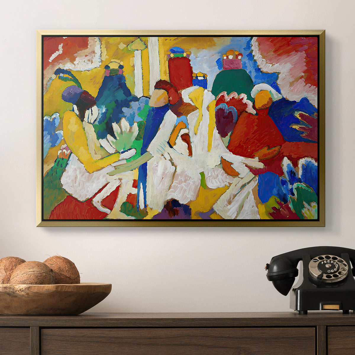 Oriental, 1909 - Floater Framed Canvas Print