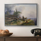 An Alpine Farm on the Untersberg, 1835 - Floater Framed Canvas Print