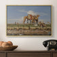 On the Banks of the Nile, Upper Egypt, 1876 - Floater Framed Canvas Print
