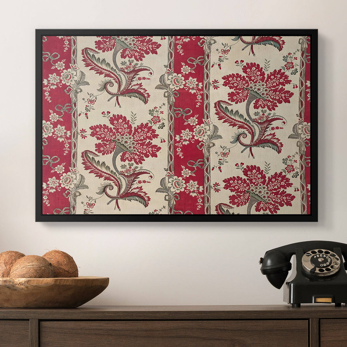 The Flowering Cornucopia (La Corne Fleurie), c. 1789-1850 - Floater Framed Canvas Print