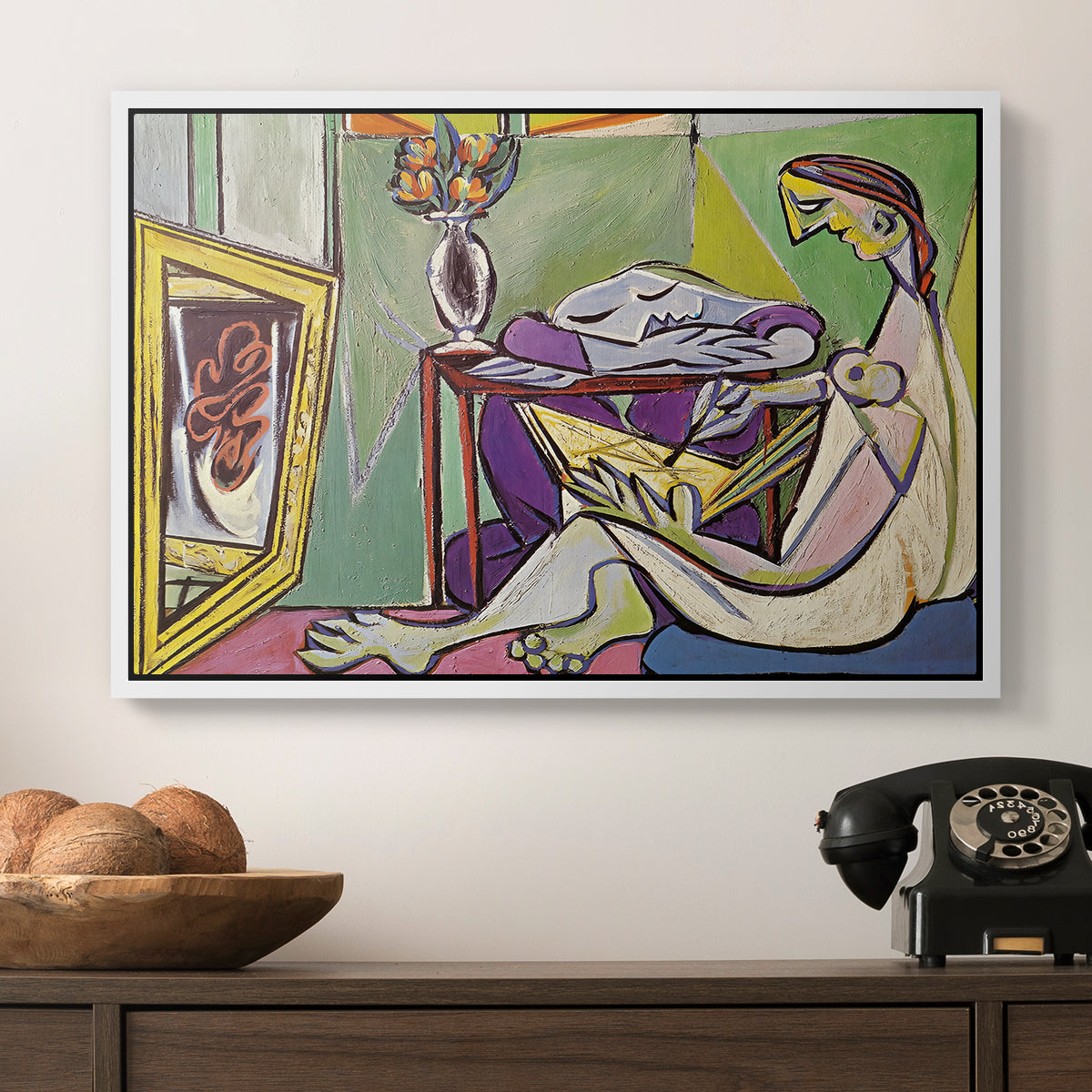 The Muse, 1935 - Floater Framed Canvas Print