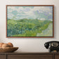 Green Wheat Field, Auvers, 1890 - Floater Framed Canvas Print