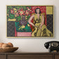 Seated Woman with a Vase of Amaryllis, 1941 - Floater Framed Canvas Print