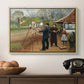 L. A. Ring Painting near Aasum Smithy, 1893 - Floater Framed Canvas Print