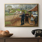 L. A. Ring Painting near Aasum Smithy, 1893 - Floater Framed Canvas Print