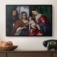 Madonna and Child with Saints Dorothy and George, c. 1516 - Floater Framed Canvas Print
